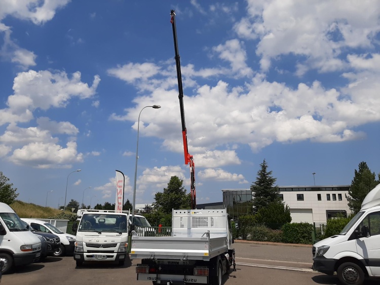 ISUZU M21 T 1.9L 120CH BVM BENNE ALU 2600+ GRUE F30M23 + ALLONGE