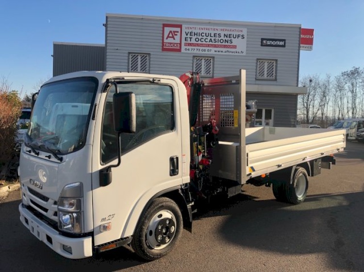 ISUZU M27 3.0L 150CH PLATEAU ALUMINIUM  + GRUE + ALLONGE MANUELLE