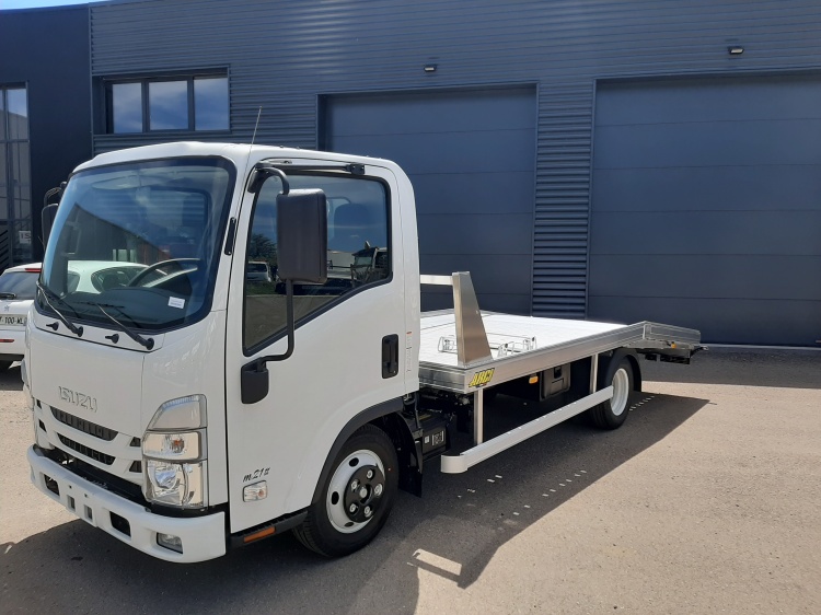 ISUZU M21 TT 1.9L 120CH BVM PLATEAU FIXE PORTE VOITURE ALUMINIUM