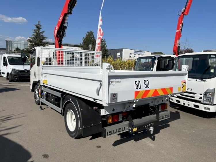 ISUZU P75 5.2L 190CH BVM BENNE + GRUE FASSI F50 