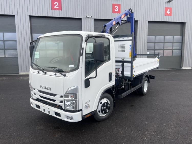 ISUZU M27 3T5 150CH BVM BENNE + GRUE PM2823