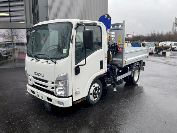 ISUZU M21 TT 1.9L 120CH BVM BENNE ALU 2600 + GRUE PM3623