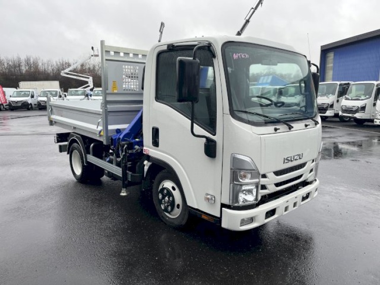 ISUZU M21 TT 1.9L 120CH BVM BENNE ALU 2600 + GRUE PM3623