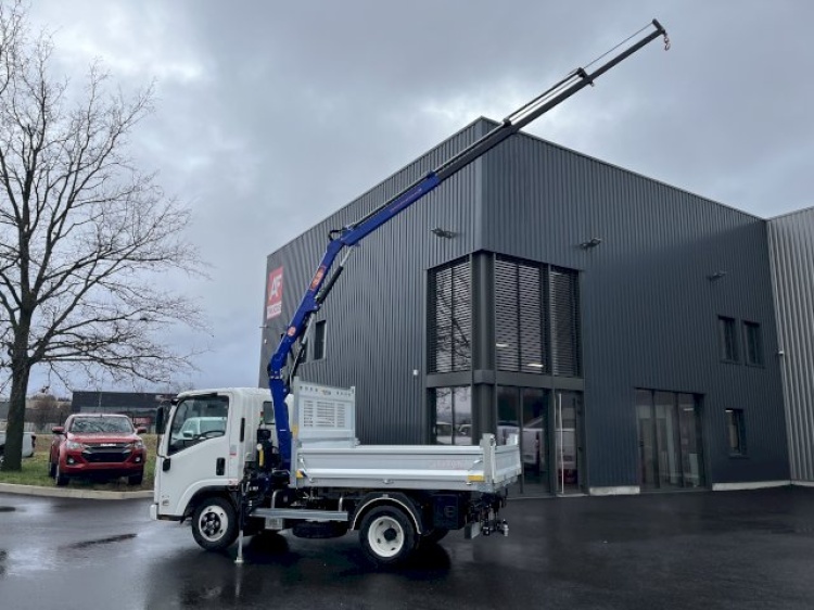 ISUZU M21 TT 1.9L 120CH BVM BENNE ALU 2600 + GRUE PM3623