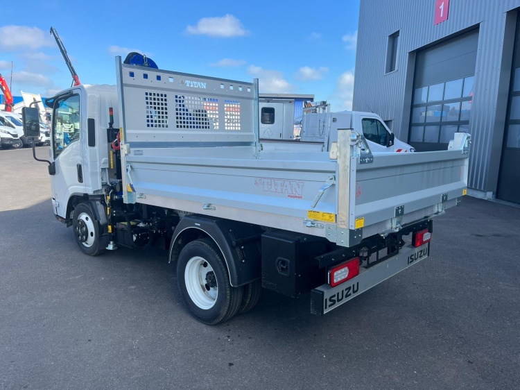 ISUZU M27 GENERATION 2 BENNE ALUMINIUM TITAN 2600 + GRUE PM30.23