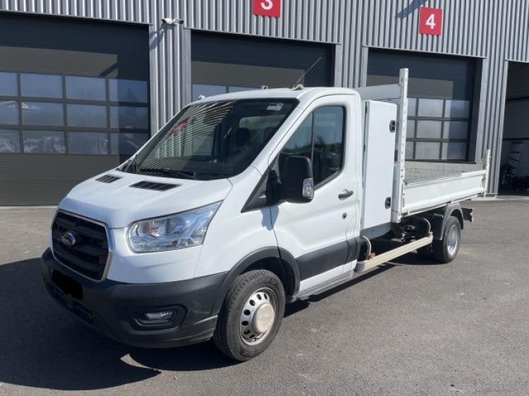 FORD TRANSIT  3T5 170CH BVM BENNE ACIER + COFFRE CALVET