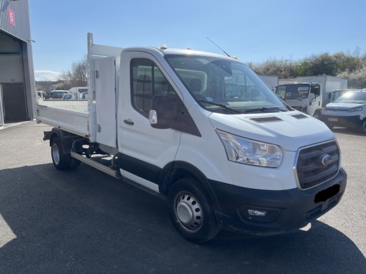 FORD TRANSIT  3T5 170CH BVM BENNE ACIER + COFFRE CALVET